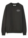 Western Hydrodynamic Research logo-embroidered crew-neck sweatshirt - Grey