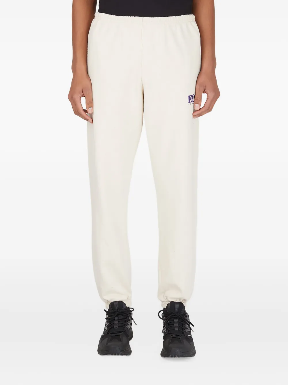 Eden Power Corp logo-print trousers - ニュートラル Eden Power Corp logo-print trousers - ニュートラル