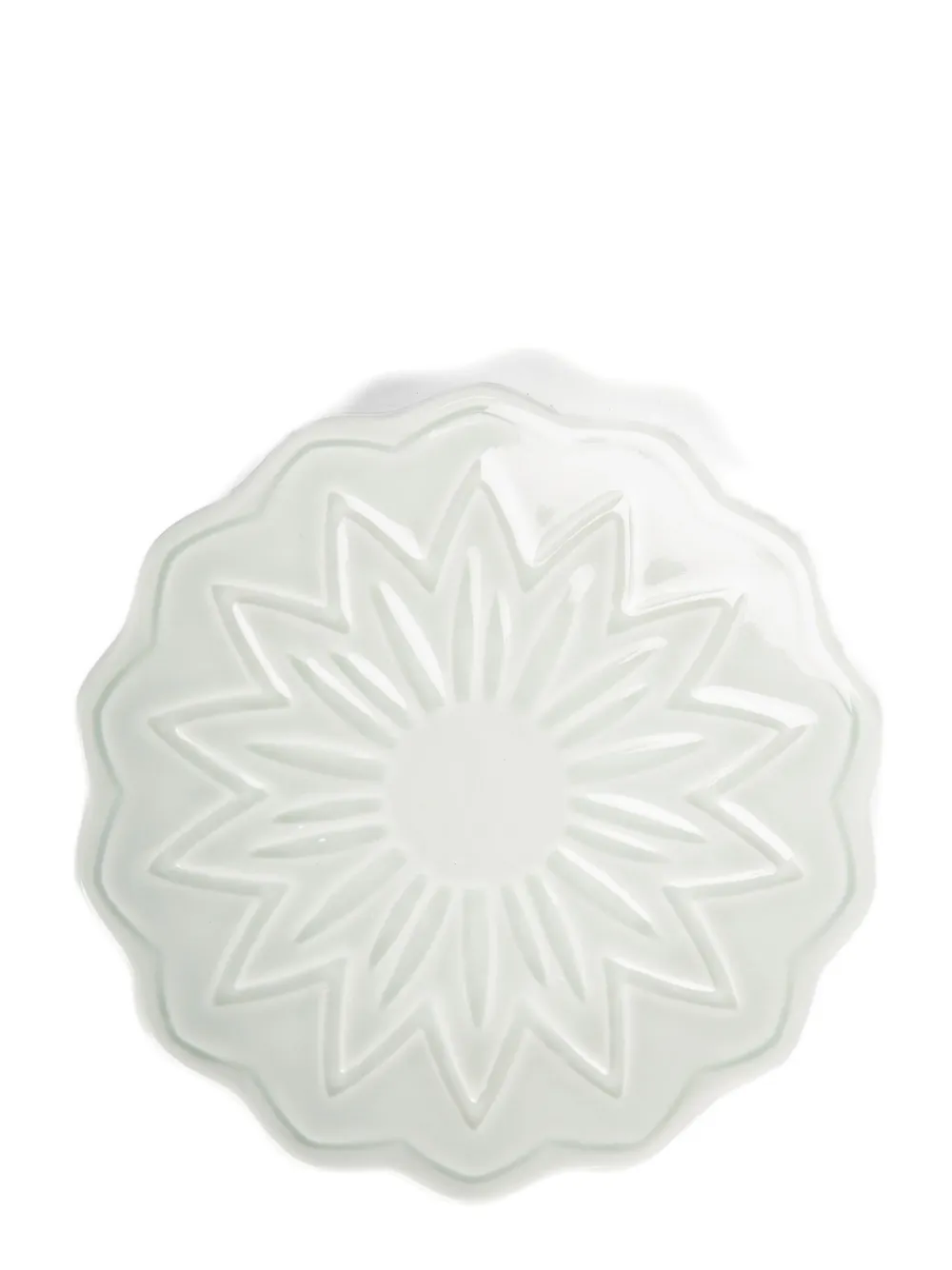 Paula Canovas del Vas Flower plate (18cm) - Verde