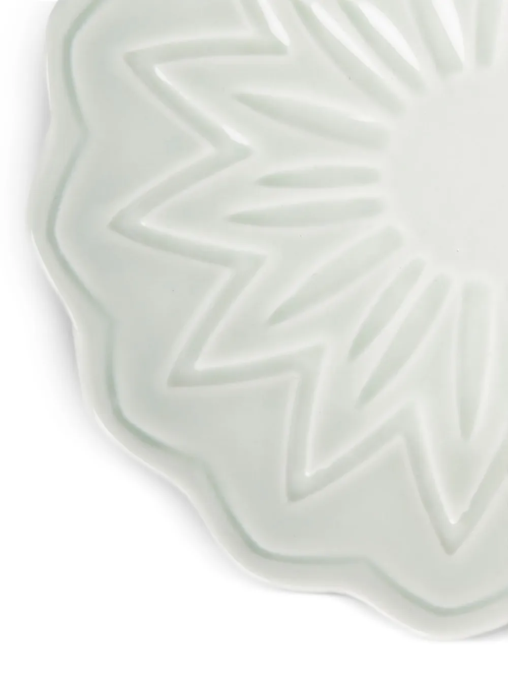 Paula Canovas Del Vas Flower Plate (18cm) In Green