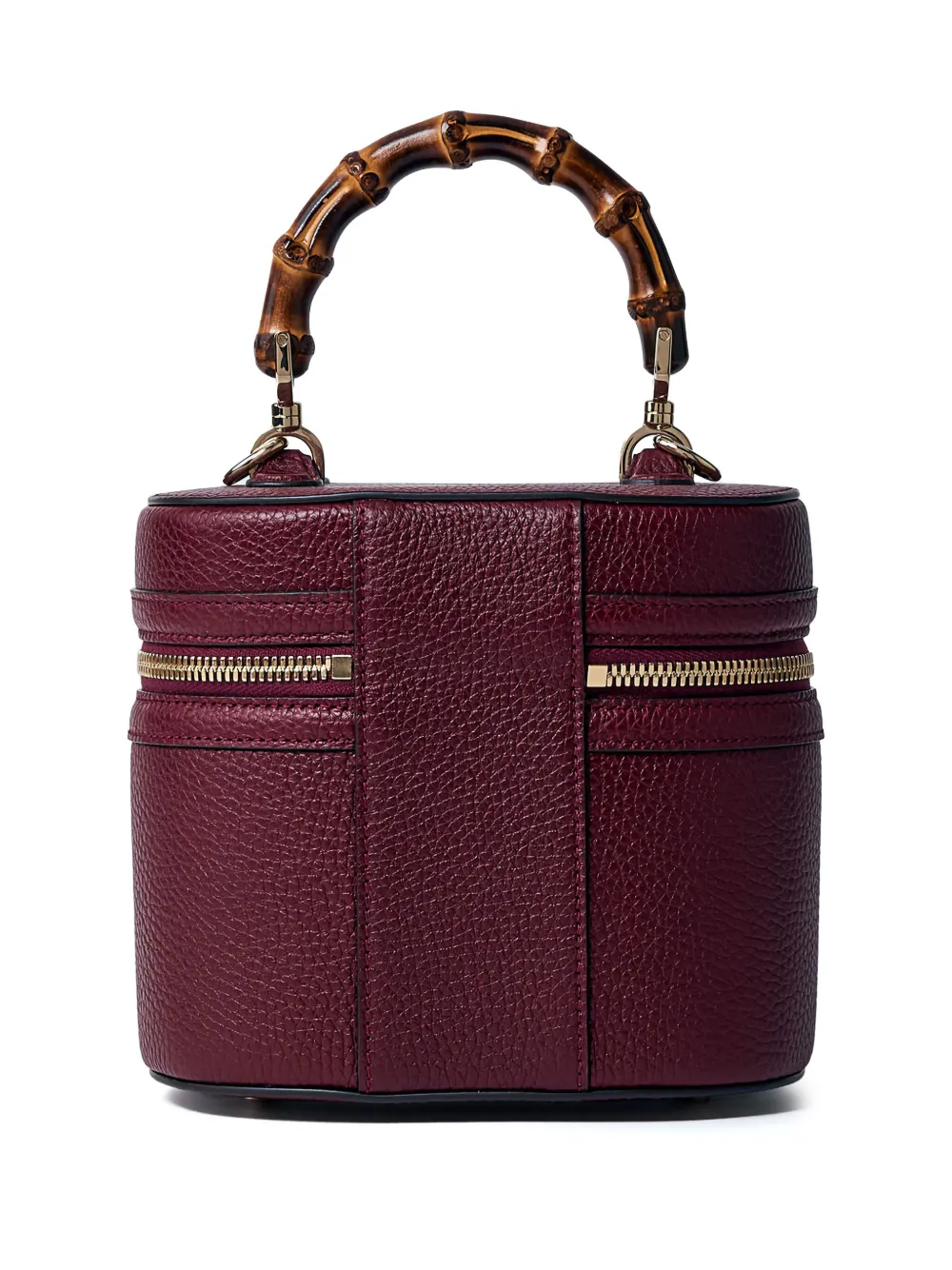Gucci Bamboo kleine shopper met rits Rood
