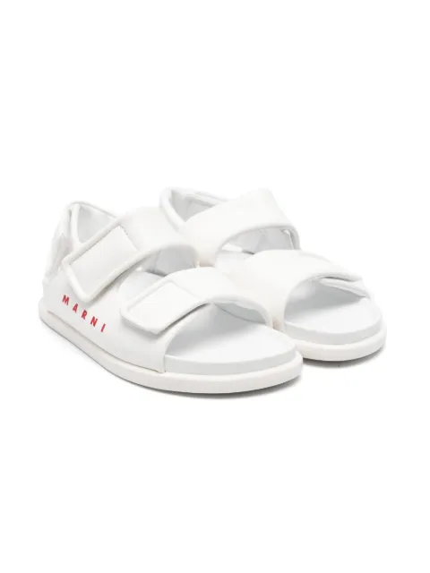 Marni Kids logo-print sandals