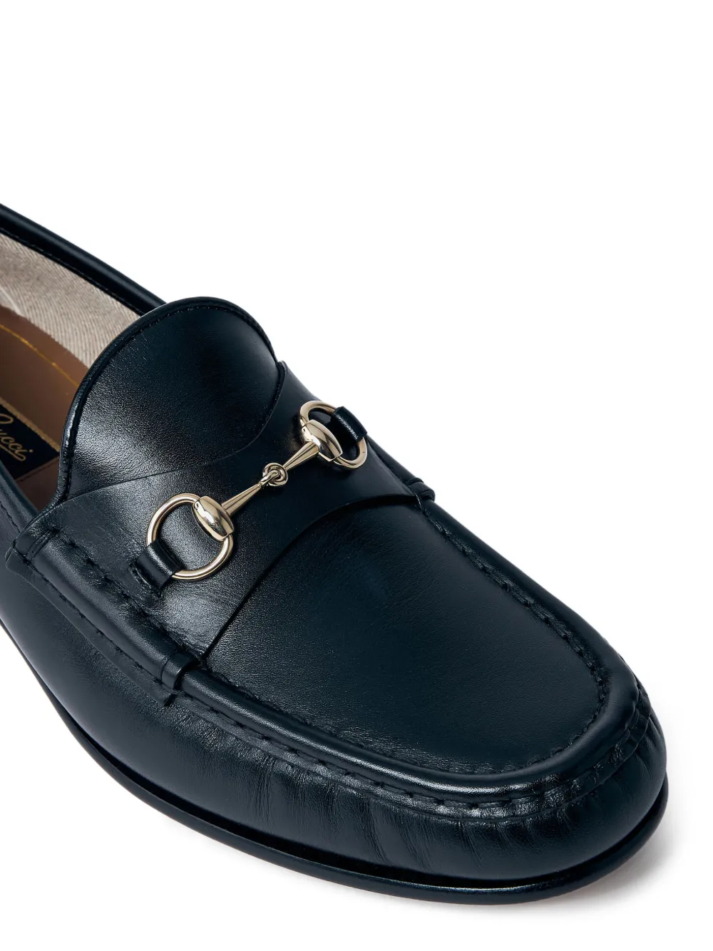 Gucci Horsebit leren loafers Zwart