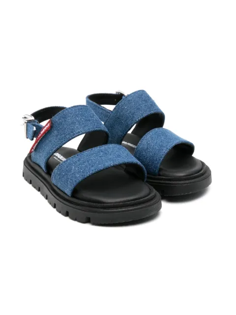 DSQUARED2 KIDS sandalias de mezclilla