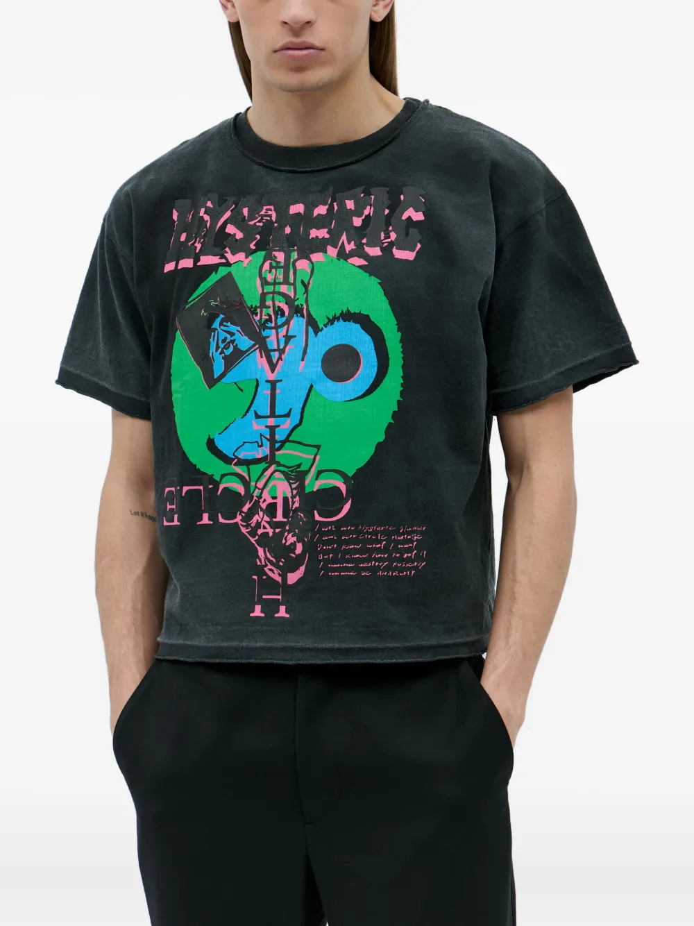 Hysteric Glamour Punk T-shirt | Black | Image 1