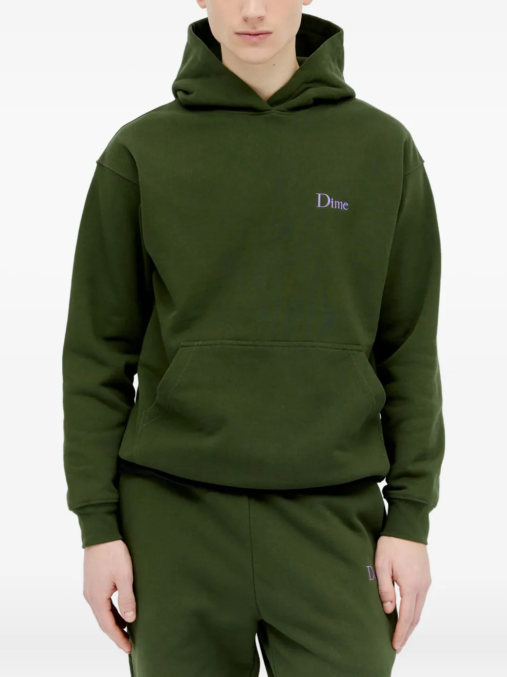 dime small-logo hoodie - グリーン dime small-logo hoodie - グリーン