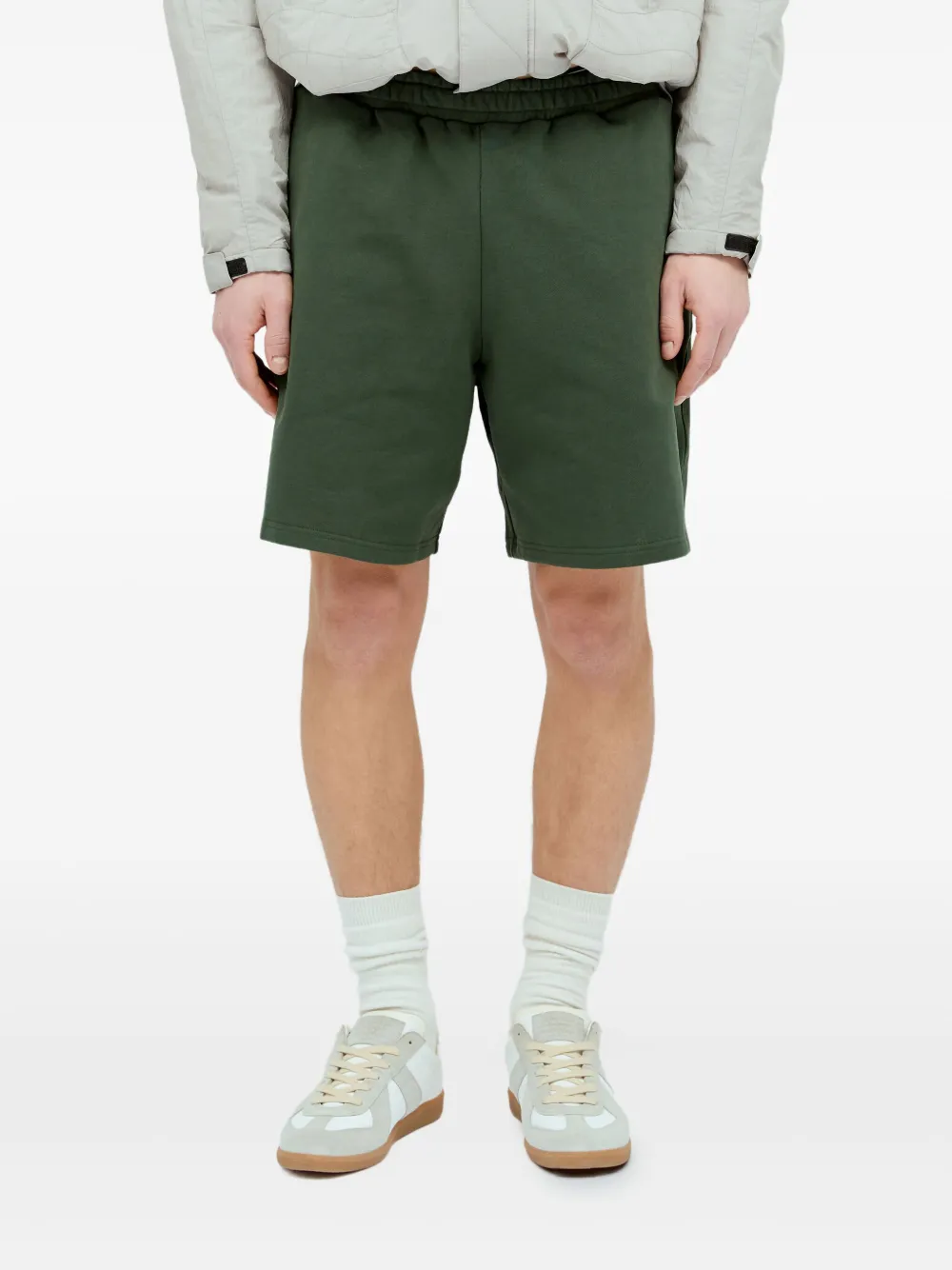 dime drawstring-waistband track shorts | Green | Image 1