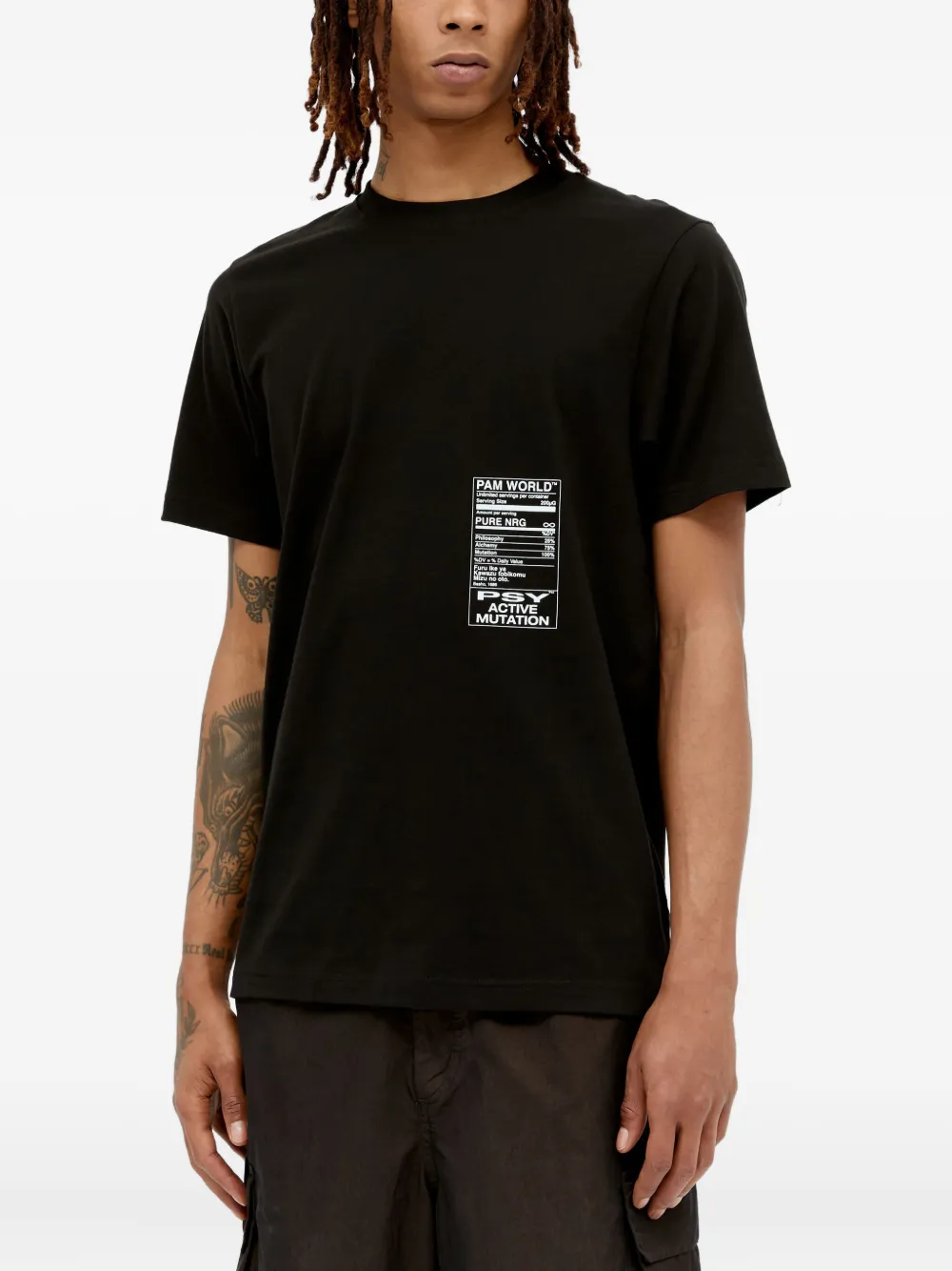 Perks And Mini graphic-print crew-neck T-shirt | Black | Image 1