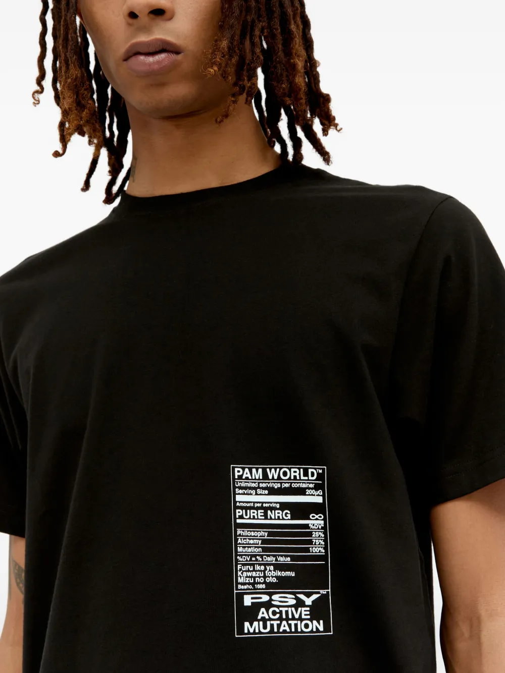 Perks And Mini Graphic-print Crew-neck T-shirt In Black