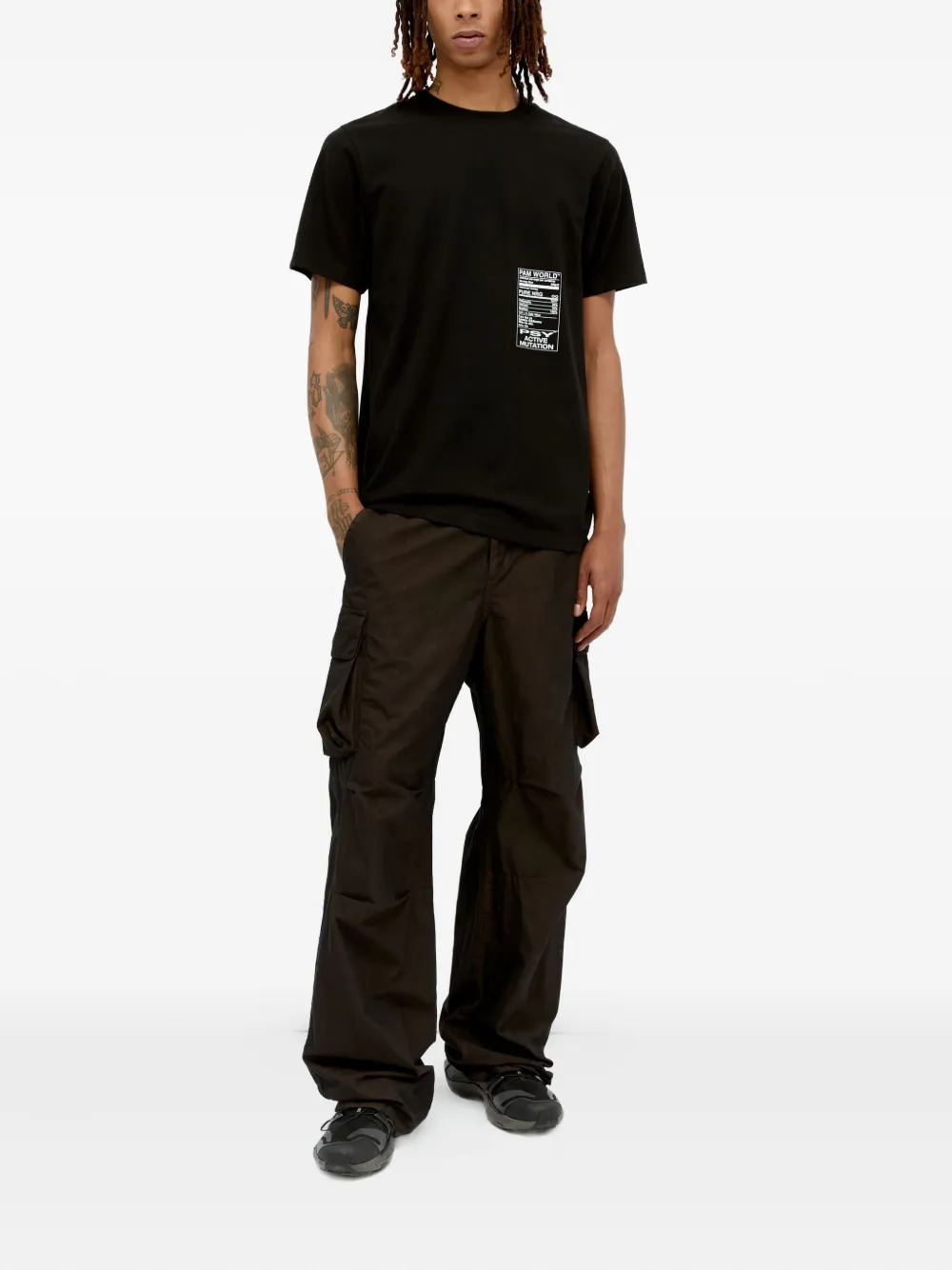 Perks And Mini Graphic-print Crew-neck T-shirt In Black