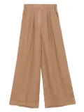 Lorena Antoniazzi pleat-detailing trousers - Brown