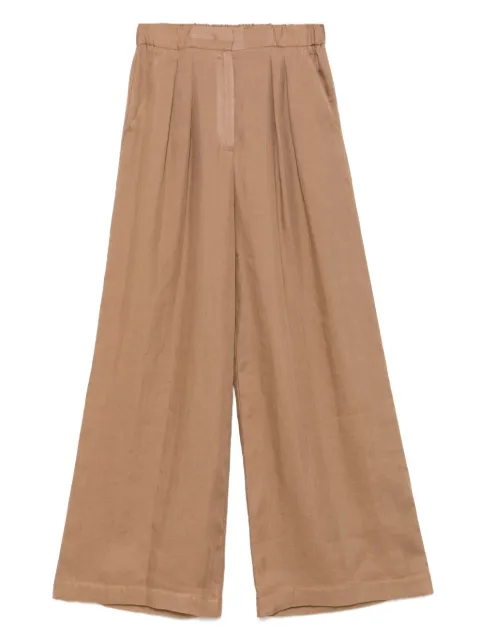 Lorena Antoniazzi pleat-detailing trousers
