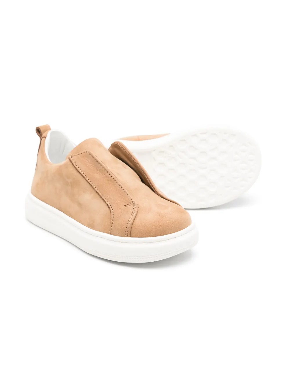 MONTELPARE TRADITION Suède sneakers - Bruin