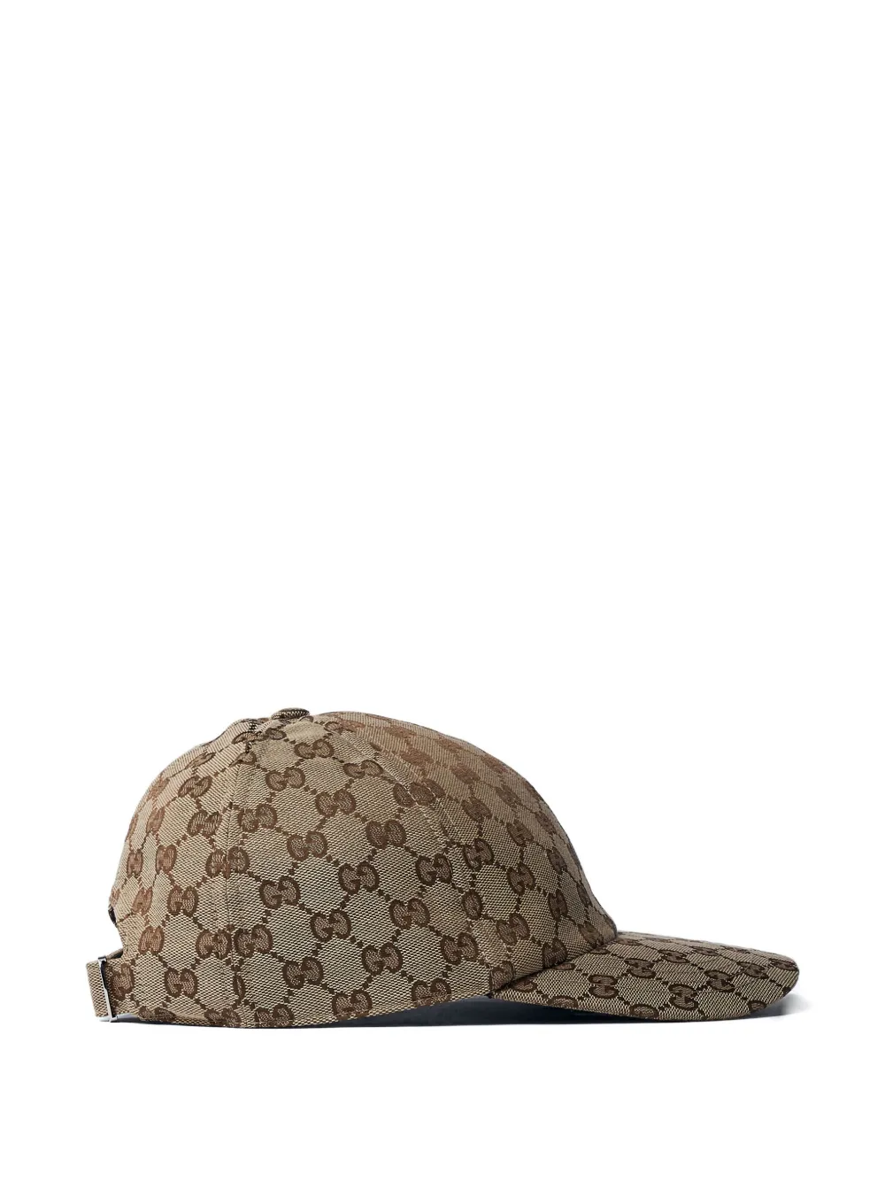 Gucci Gg Monogram Baseball Cap In Brown