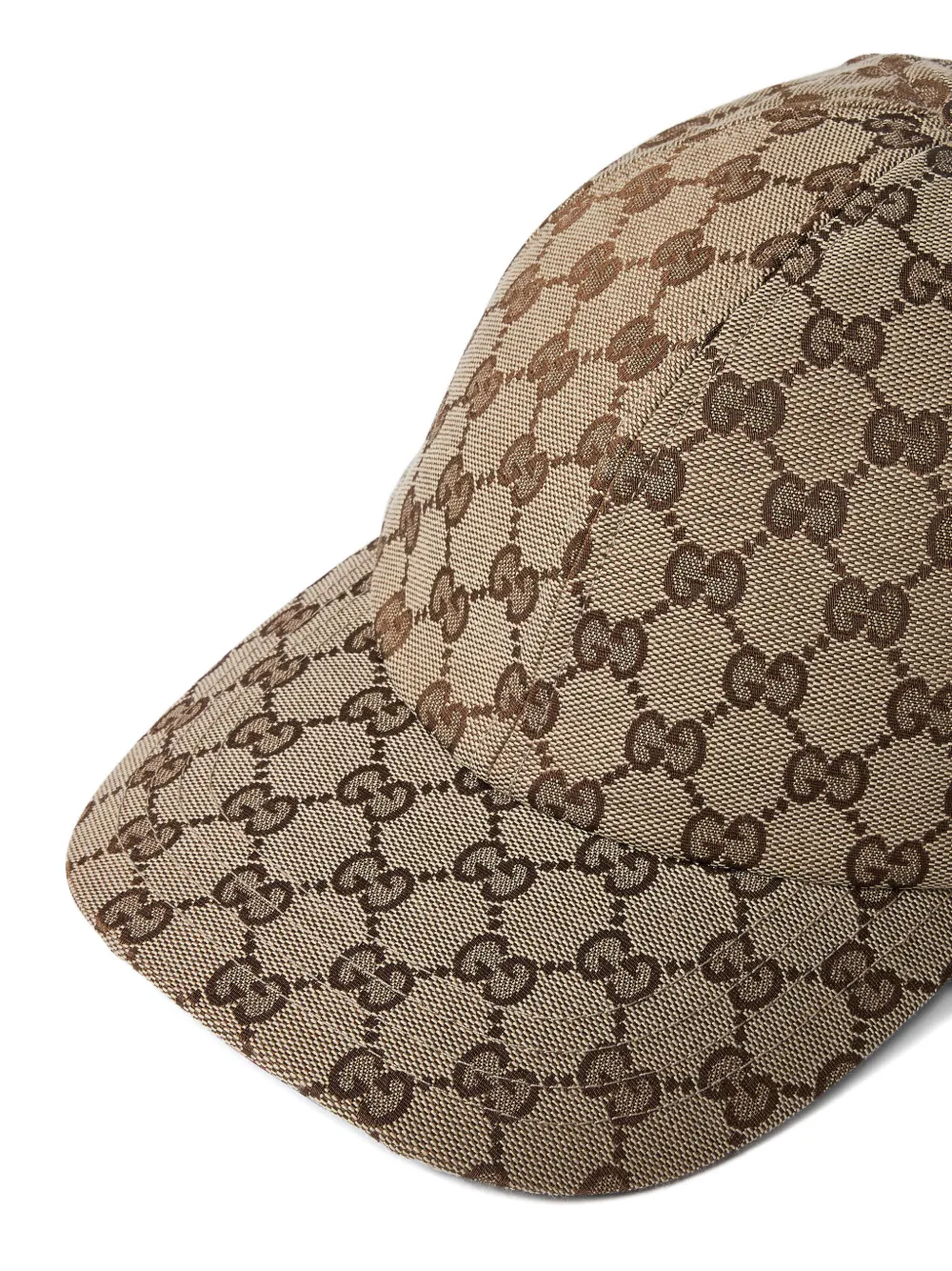 Gucci Gg Monogram Baseball Cap In Brown