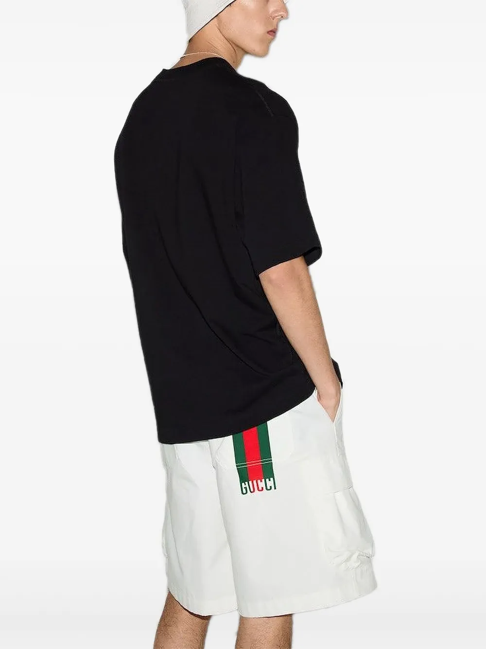 Gucci T-shirt met logoprint Zwart