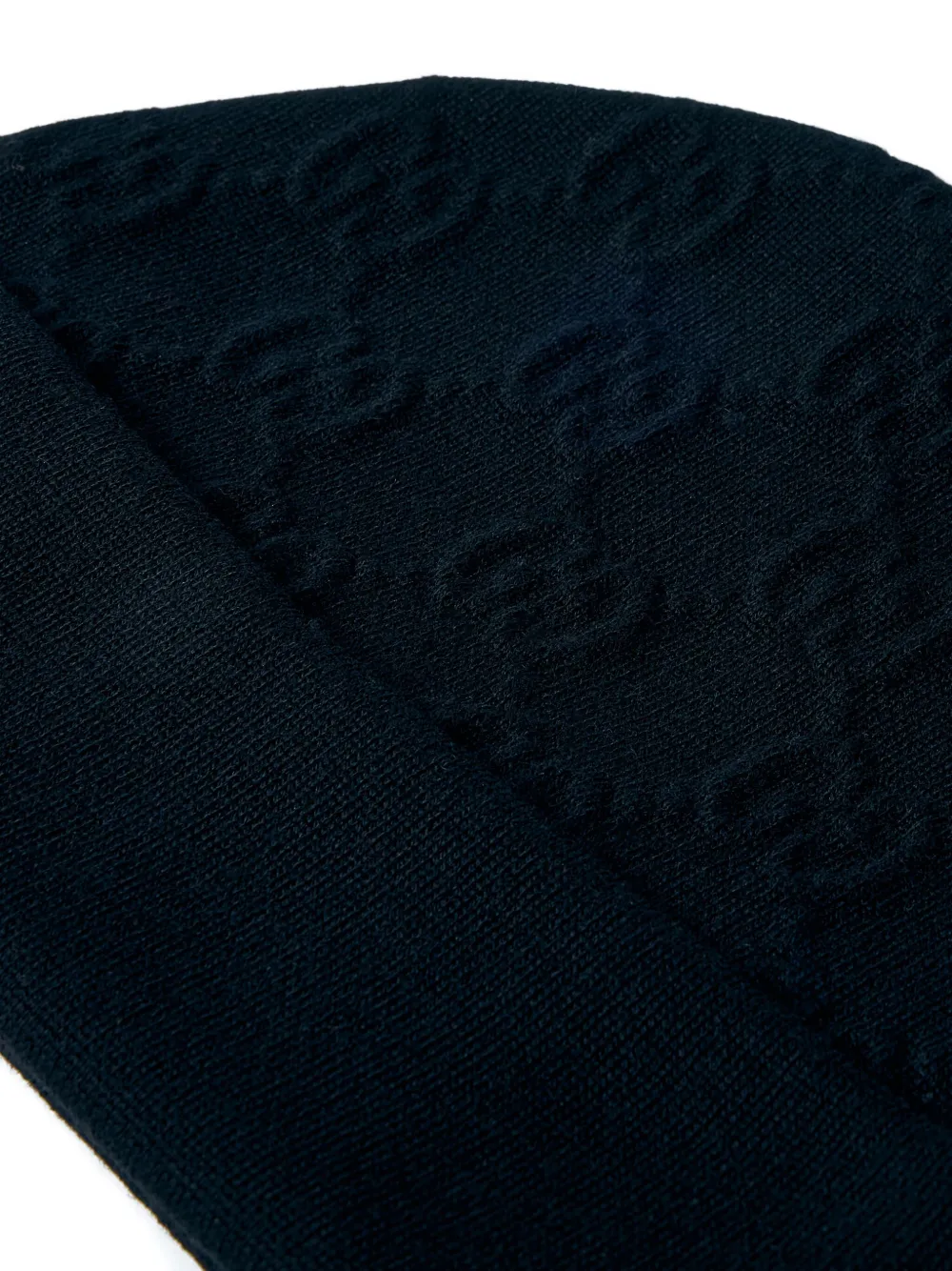 Gucci Gg Motif Beanie In Black