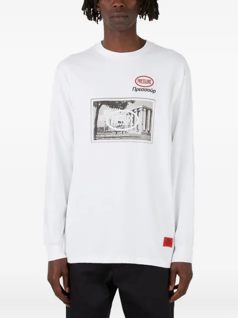 Pressure Postcard crew-neck long-sleeve sweatshirt