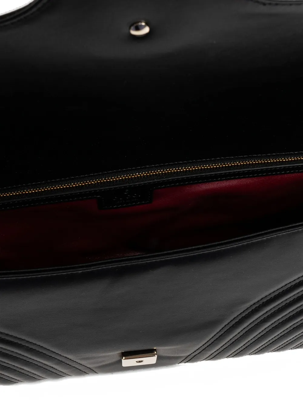 Gucci GG Marmont gewatteerde schoudertas Zwart