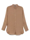 Lorena Antoniazzi ramie shirt - Brown
