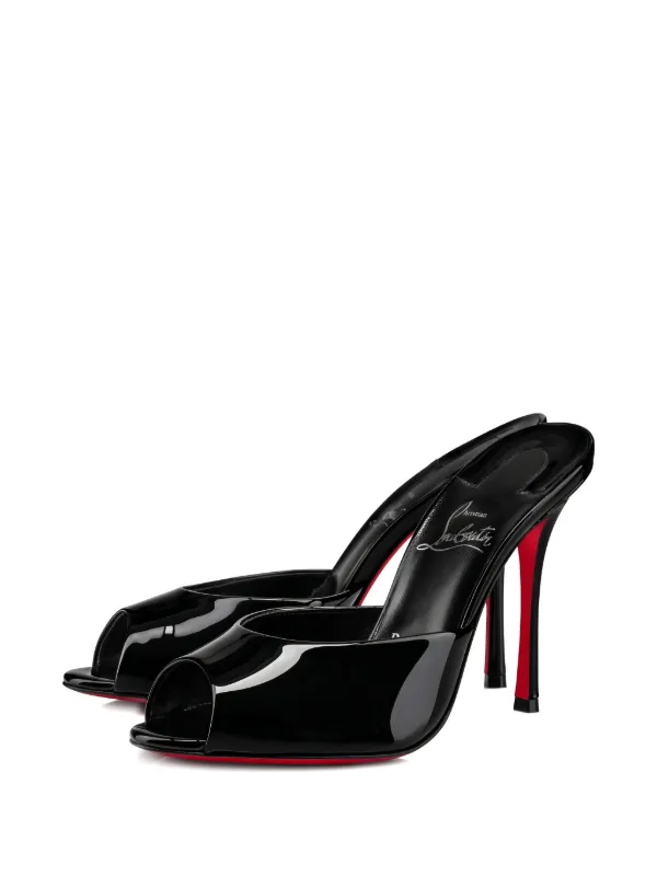 Christian Louboutin 100mm Miss Z peep-toe Stiletto Sandals | Black