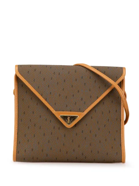 Saint Laurent Pre-Owned 20th Century Coated Canvas Monogram crossbody bag