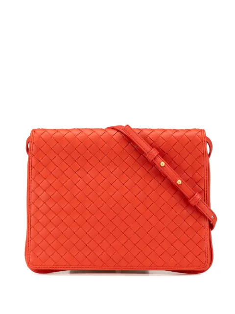 Bottega Veneta Pre-Owned 2012-2024 Nappa Intrecciato Flap crossbody bag