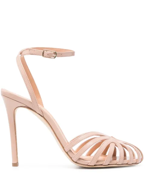 The Seller 100mm leather sandals