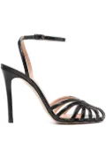 The Seller 100mm leather sandals - Black
