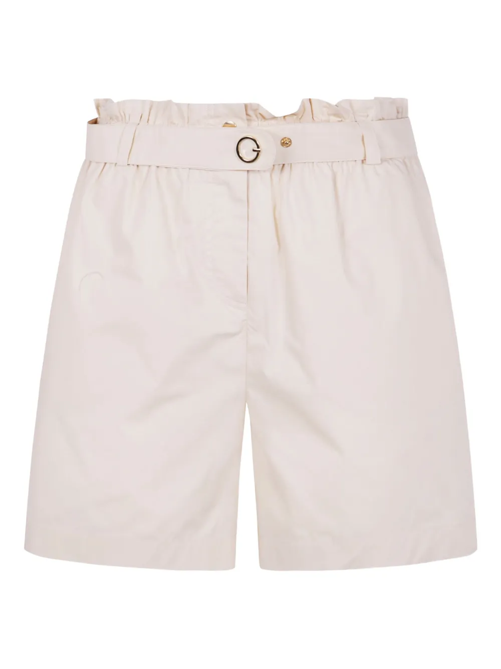 Blugirl Shorts met ceintuur Beige