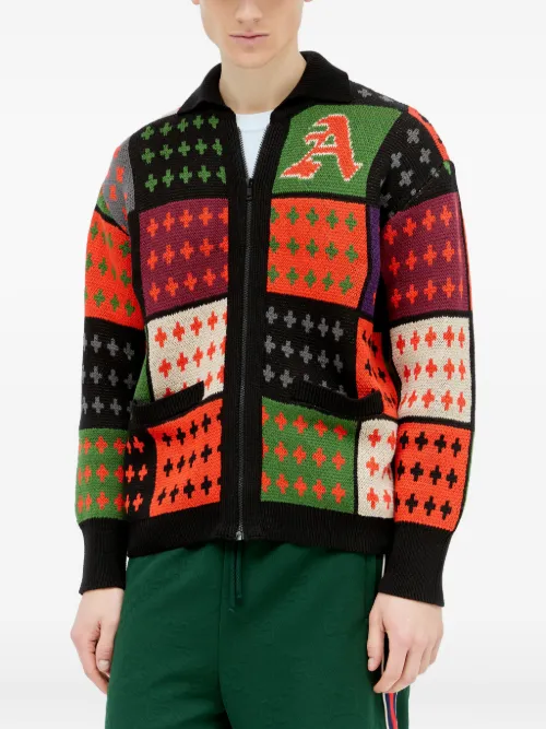 Cardigan Stadium à design patchwork - Awake NY - Modalova