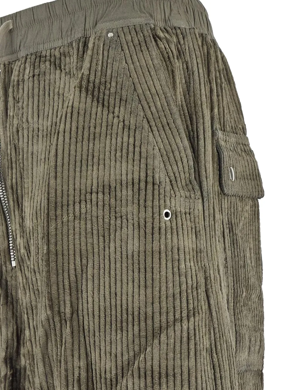 Rick Owens DRKSHDW Broek met wijde pijpen Groen