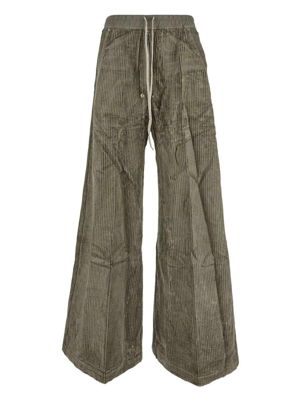 Rick Owens DRKSHDW Broek met wijde pijpen Groen