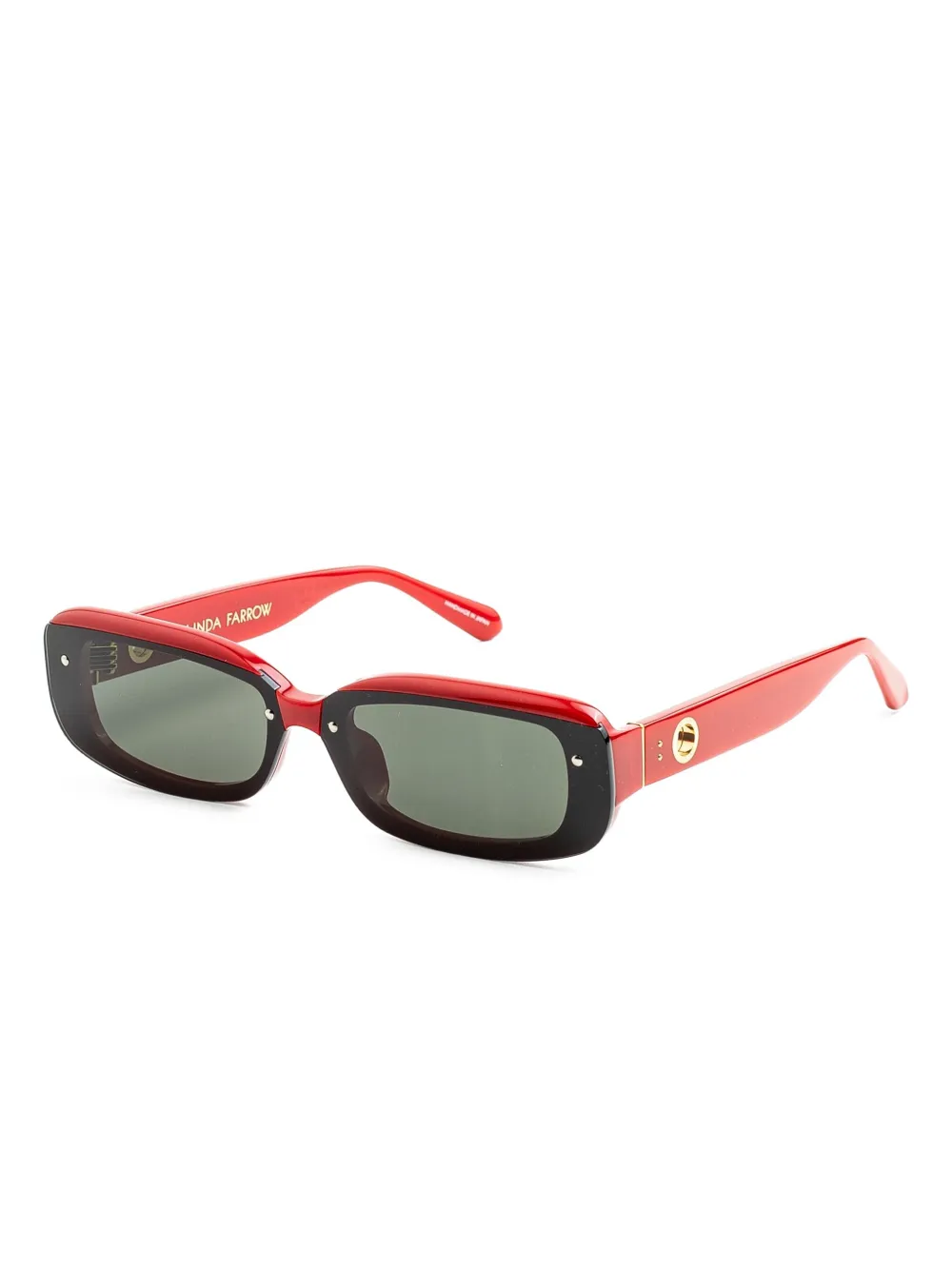 Linda Farrow rectangle-frame sunglasses | Image 2