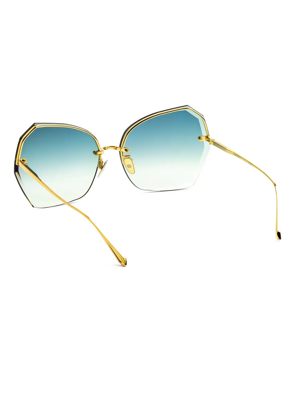 Linda Farrow Geometric-frame Sunglasses