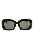 Linda Farrow square-frame sunglasses - Black