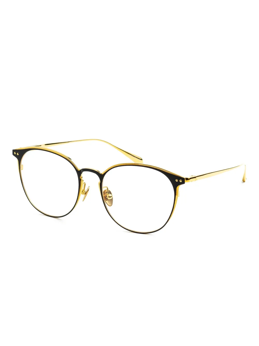 Linda Farrow round-frame glasses | Men | Image 2