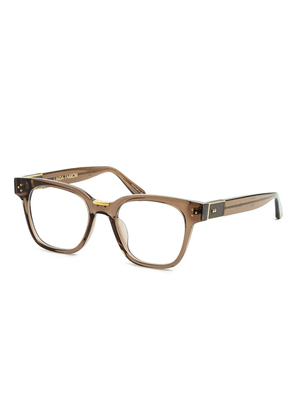 Linda Farrow square-frame glasses | Men | Image 2