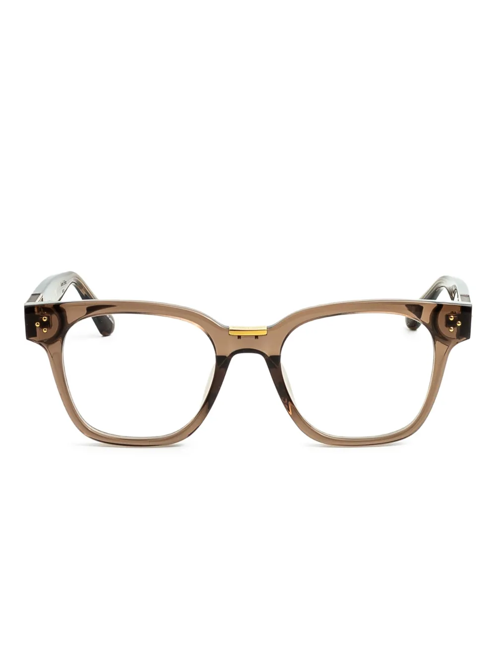 Linda Farrow square-frame glasses | Brown | Image 1