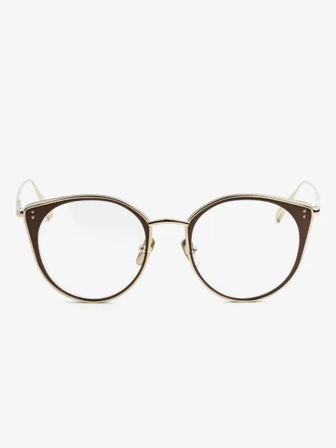 Linda Farrow lunettes de vue à monture ronde