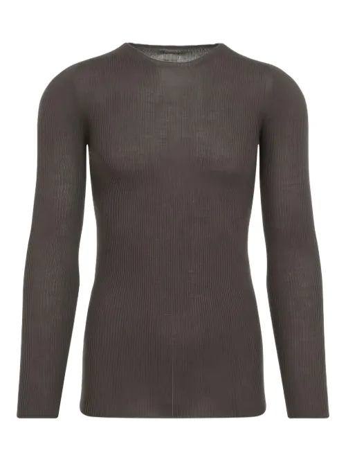 T-shirt en maille nervurée - Rick Owens - Modalova