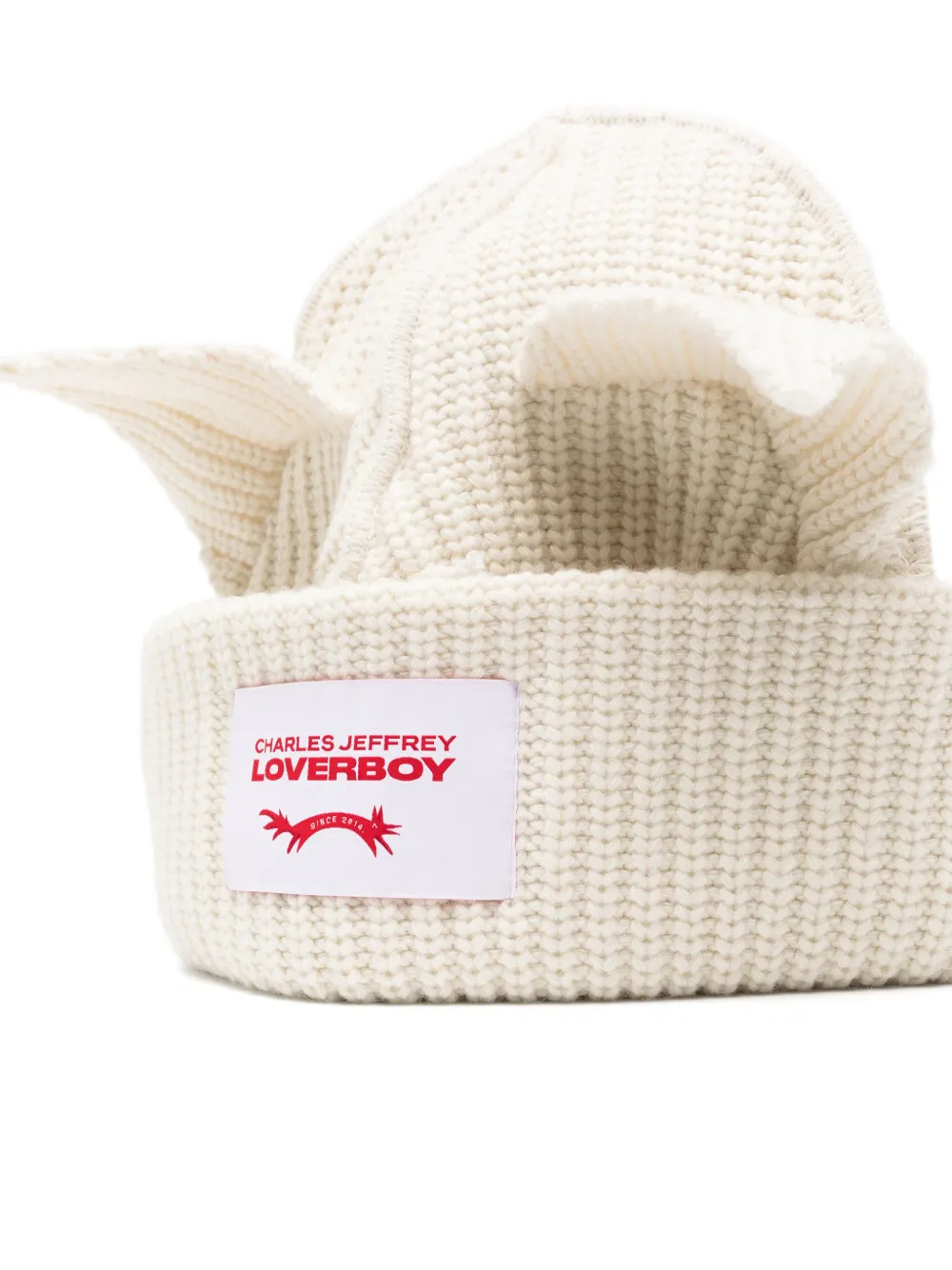 Charles Jeffrey Loverboy Chunky muts met oren Beige