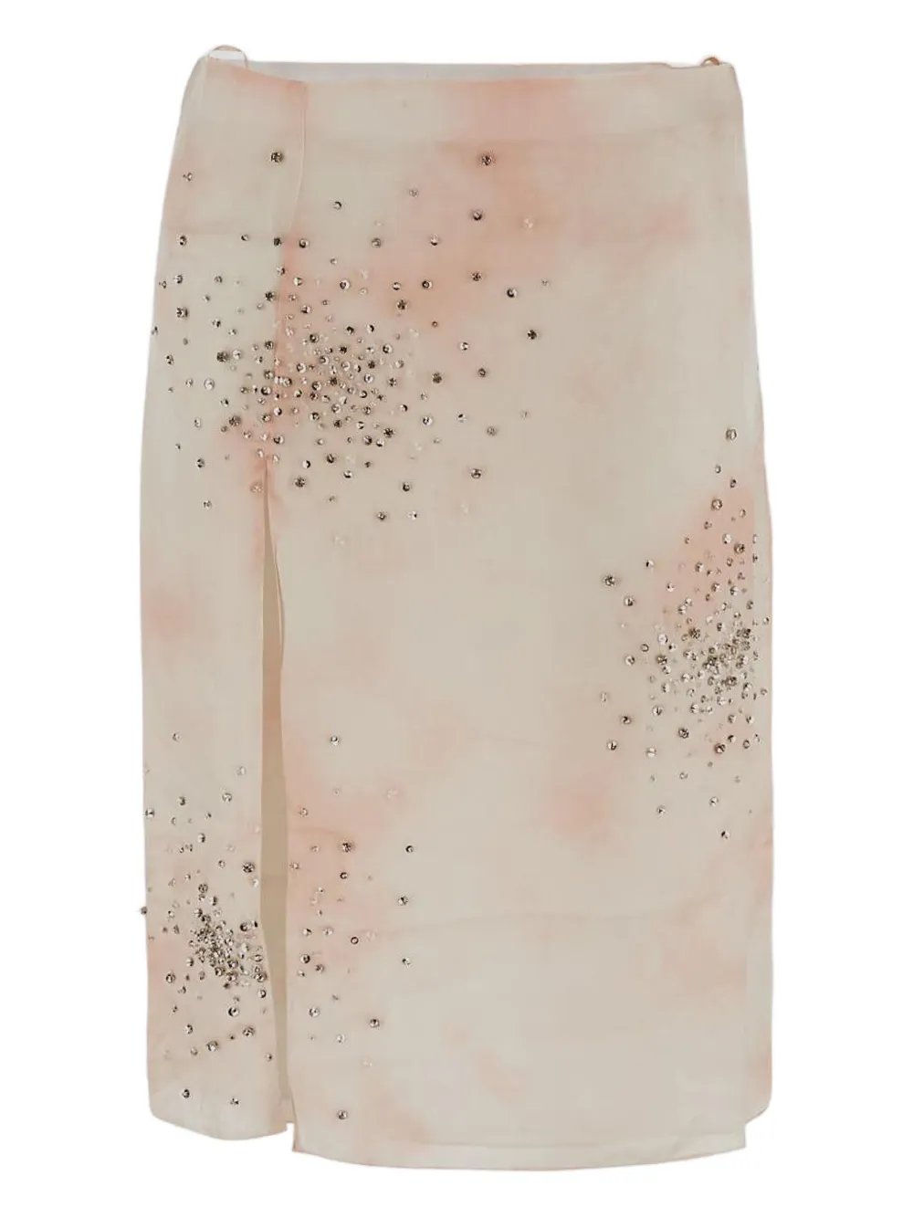DES PHEMMES CRYSTAL-EMBELLISHED SKIRT