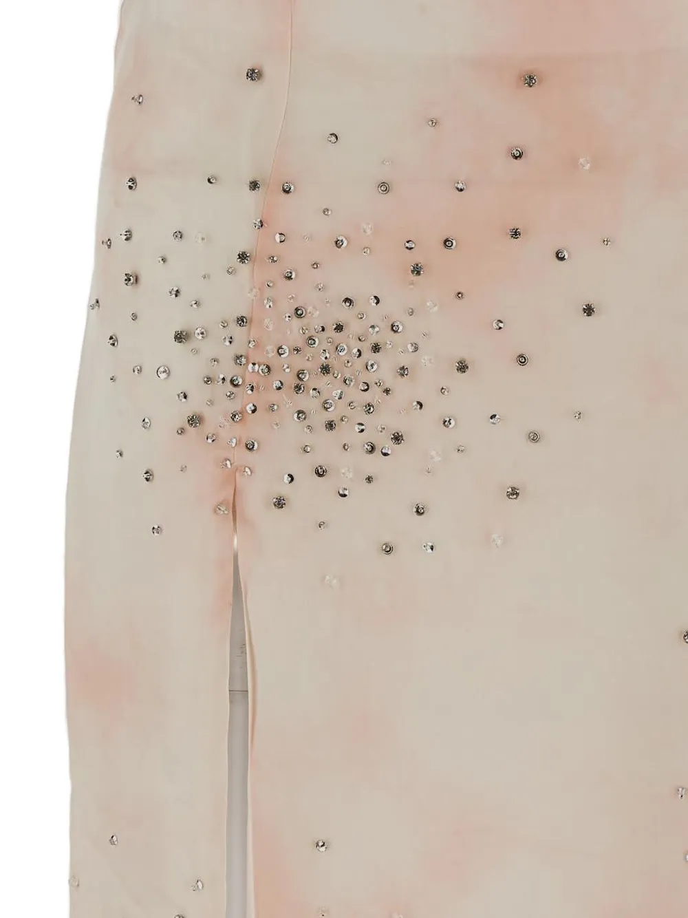 DES PHEMMES CRYSTAL-EMBELLISHED SKIRT