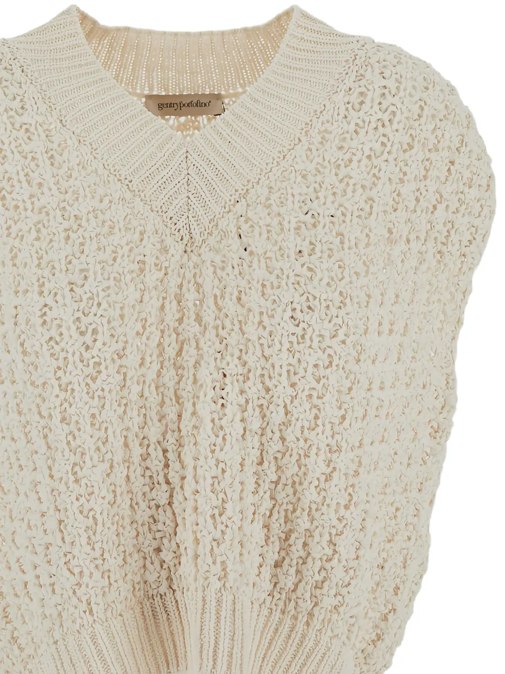 Gentry Portofino Gebreide spencer Beige