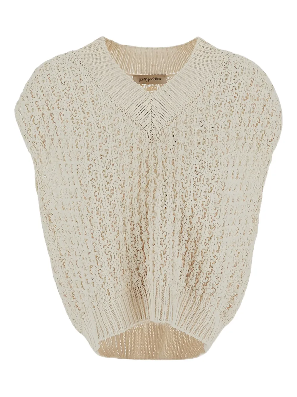 Gentry Portofino Gebreide spencer Beige