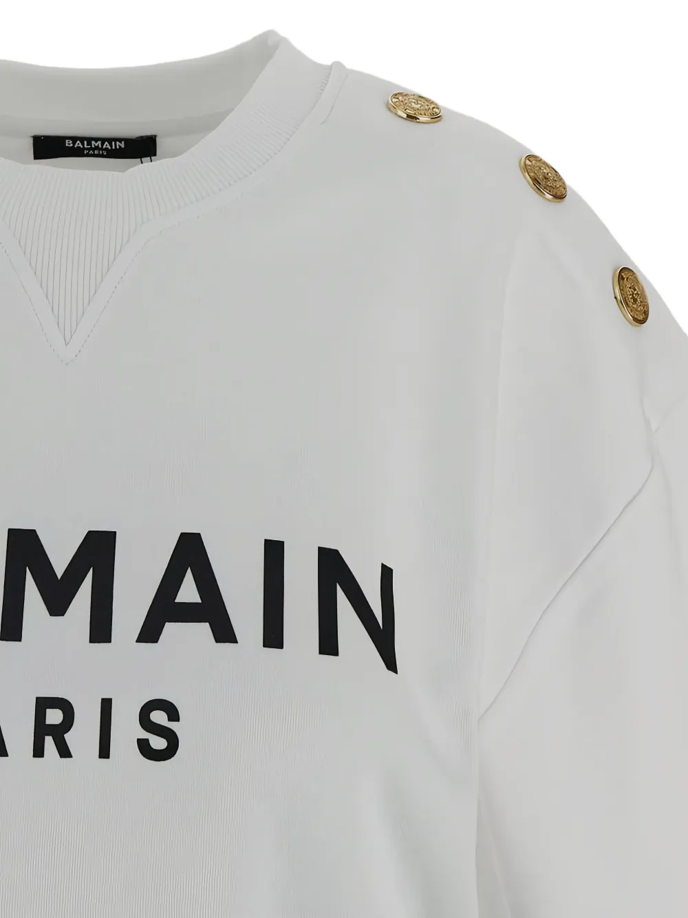 Balmain Sweater met logoprint Wit