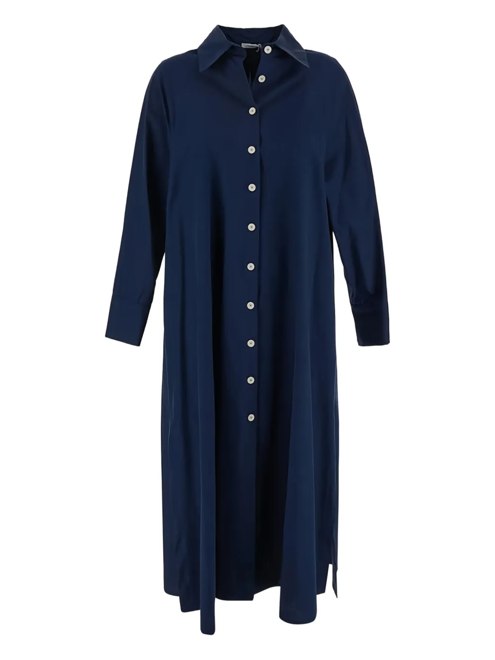 Malo Katoenen jurk Blauw