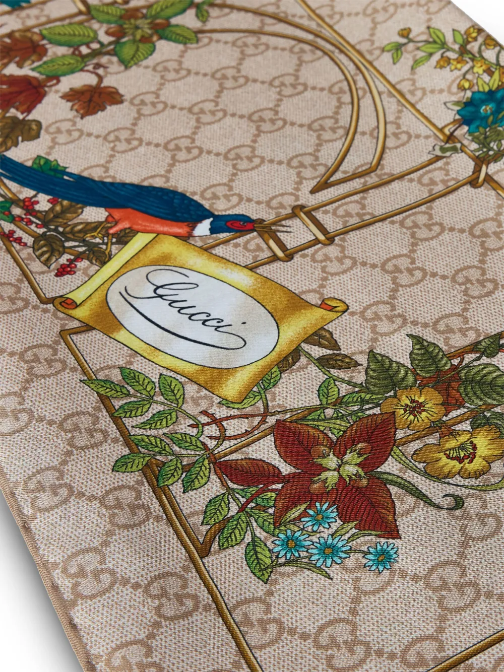 Gucci Zijden sjaal Beige