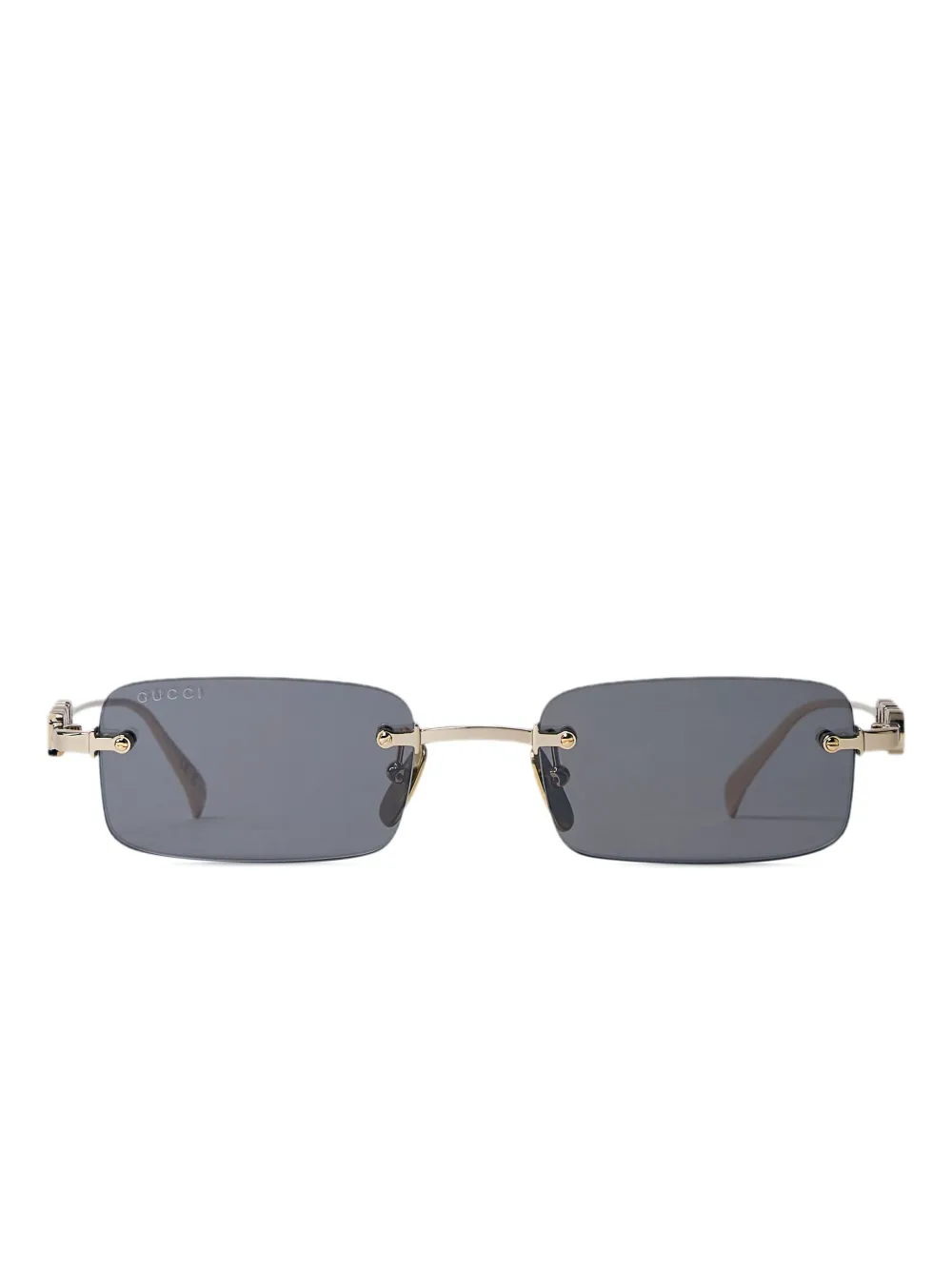 Gucci Eyewear Occhiali da sole squadrati - Oro